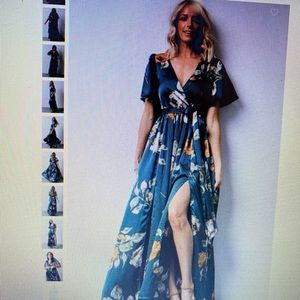 Sicily Satin Maxi Dress